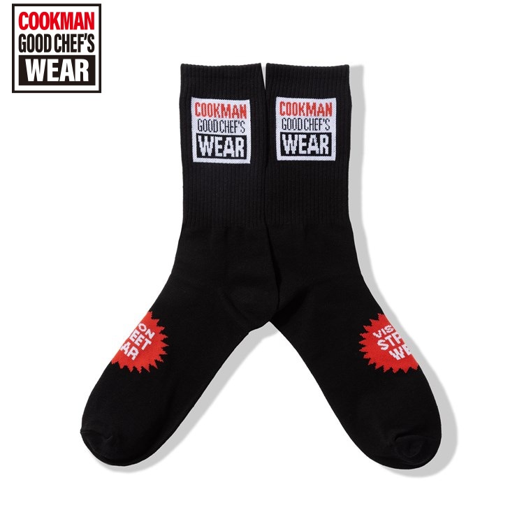 ���å��� Rib Crew Socks Vision Logo Black