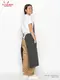 ���󥰥��ץ��� Long Apron Herringbone Stripe Charcoal