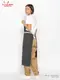 ���󥰥��ץ��� Long Apron Herringbone Stripe Charcoal