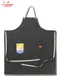 ���󥰥��ץ��� Long Apron Herringbone Stripe Charcoal