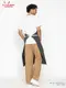 ���󥰥��ץ��� Long Apron Herringbone Stripe Charcoal