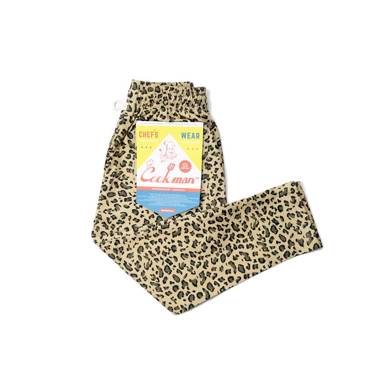 �����եѥ�� Chef Pants Leopard Kids Size