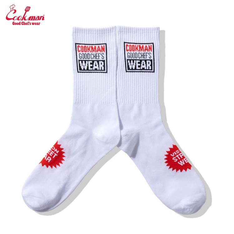 ���å��� Rib Crew Socks Vision Logo White