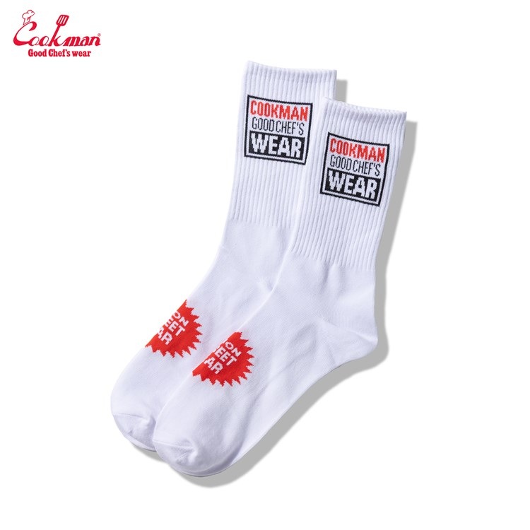���å��� Rib Crew Socks Vision Logo White