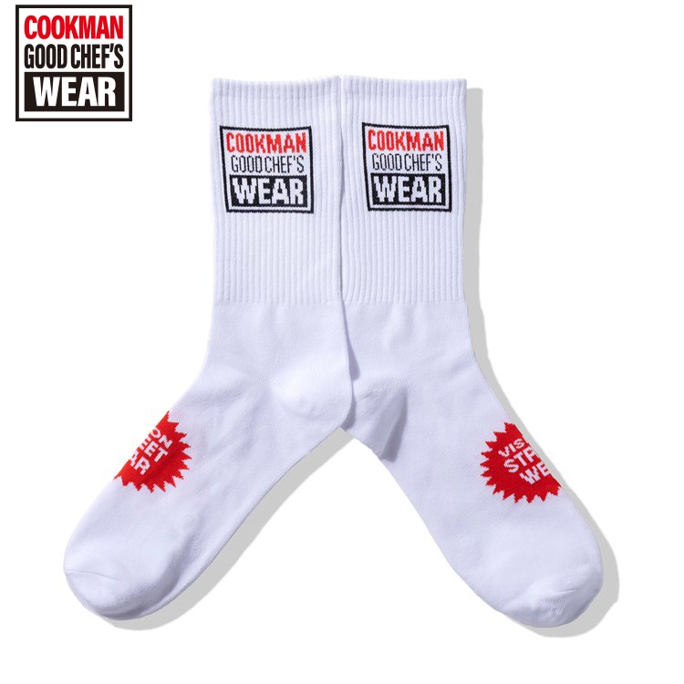 ���å��� Rib Crew Socks Vision Logo White