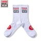 ���å��� Rib Crew Socks Vision Logo White