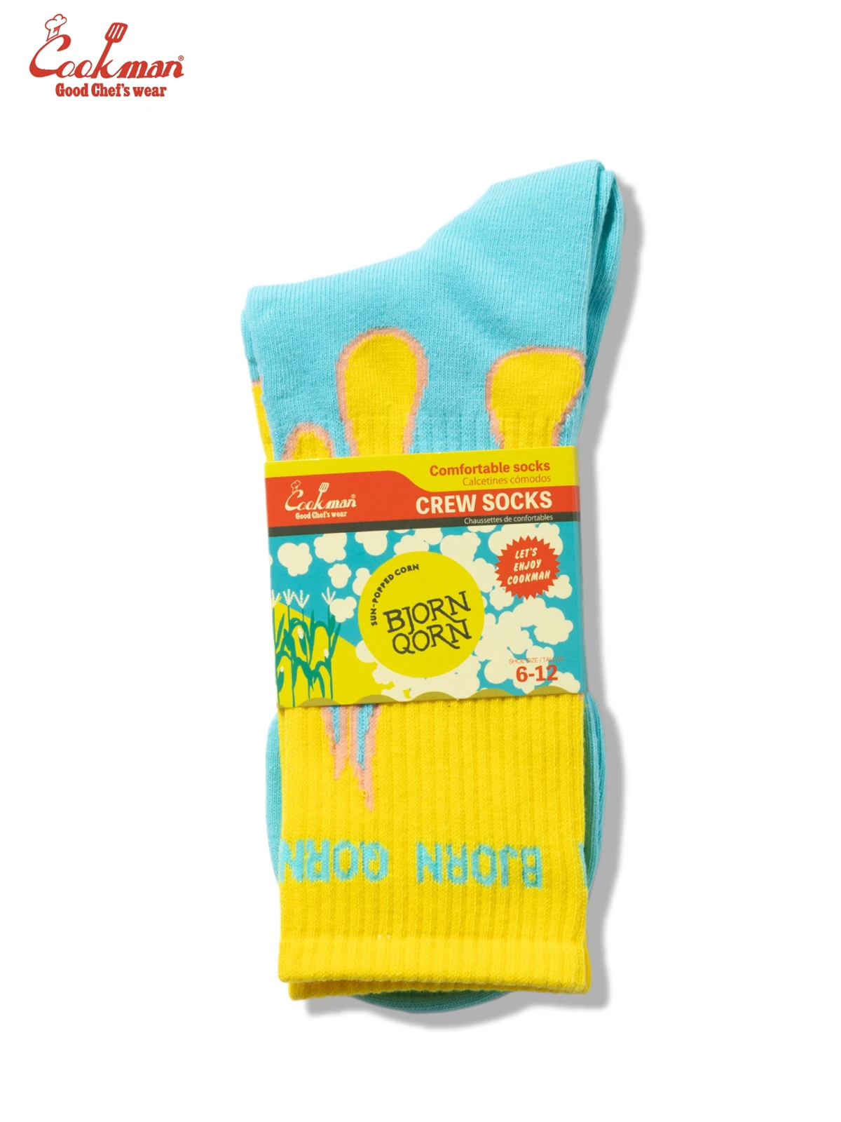 ���å��� Rib Crew Socks BjornQorn Flame Blue