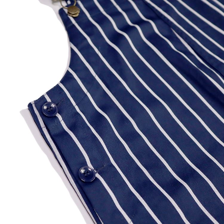 �����С������� Fisherman's Bib Overall Stripe Navy
