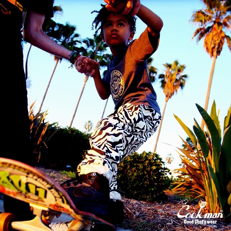 �����եѥ�� Chef Pants Zebra Kids Size