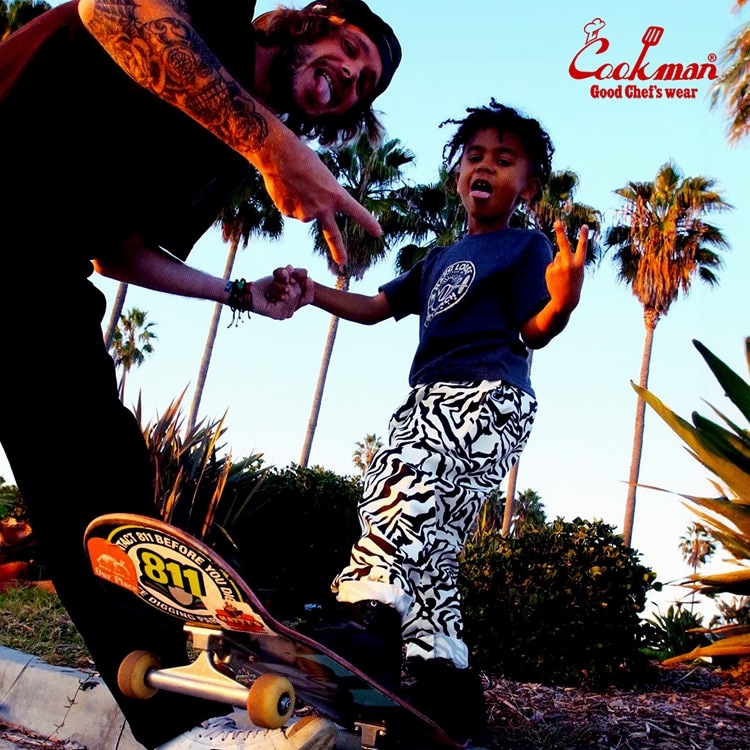 �����եѥ�� Chef Pants Zebra Kids Size
