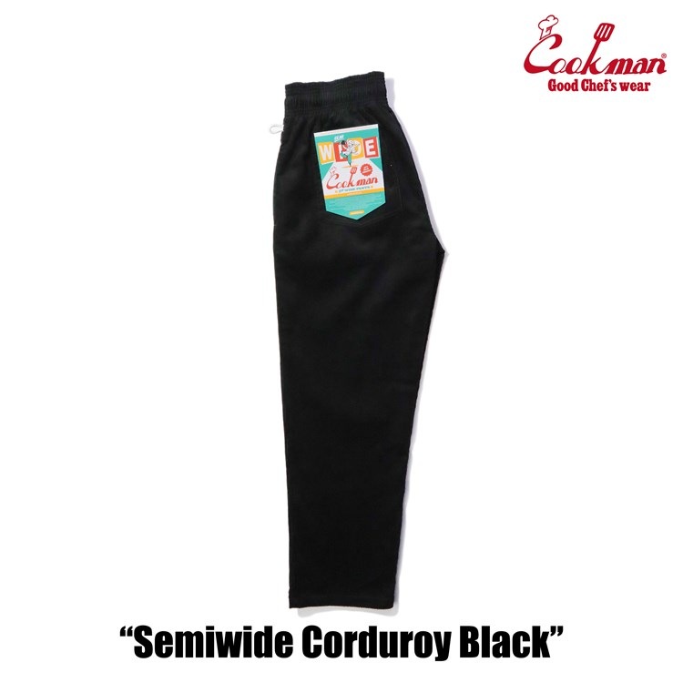 եѥ ߥ磻 Chef Pants Semiwide Corduroy Black