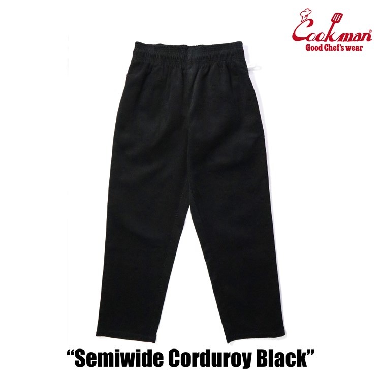 եѥ ߥ磻 Chef Pants Semiwide Corduroy Black