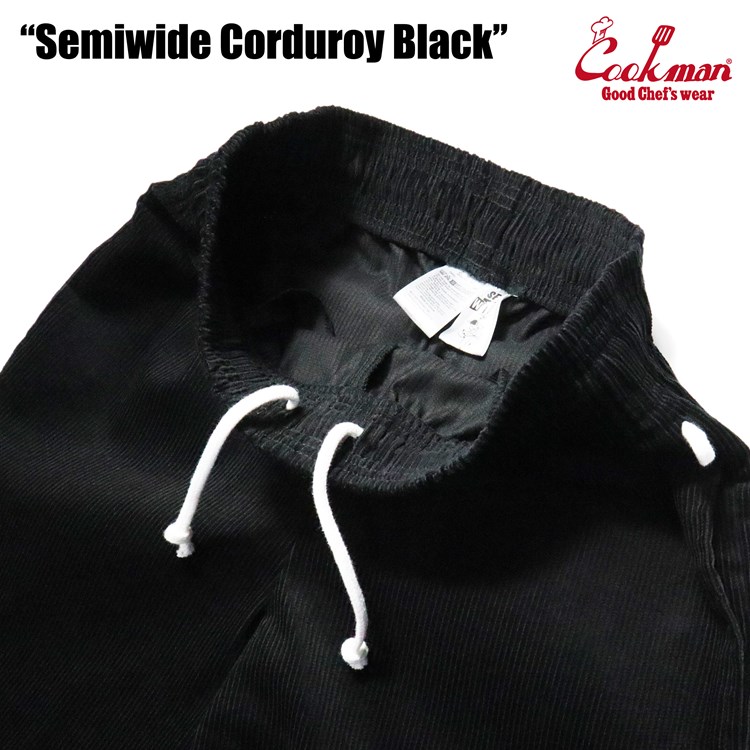 եѥ ߥ磻 Chef Pants Semiwide Corduroy Black