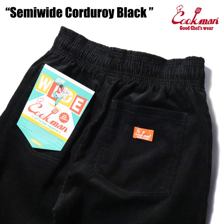 եѥ ߥ磻 Chef Pants Semiwide Corduroy Black