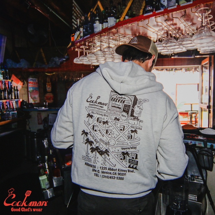�ա��ǥ��� Zip Hoodie TM paint Abbot Kinney