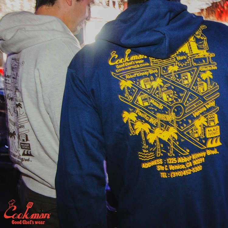 �ա��ǥ��� Zip Hoodie TM paint Abbot Kinney