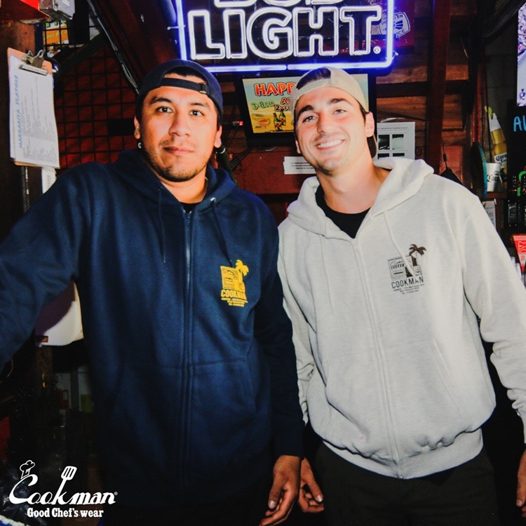 �ա��ǥ��� Zip Hoodie TM paint Abbot Kinney