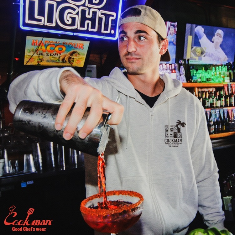 �ա��ǥ��� Zip Hoodie TM paint Abbot Kinney
