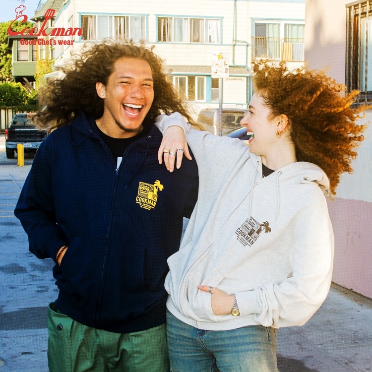 �ա��ǥ��� Zip Hoodie TM paint Abbot Kinney