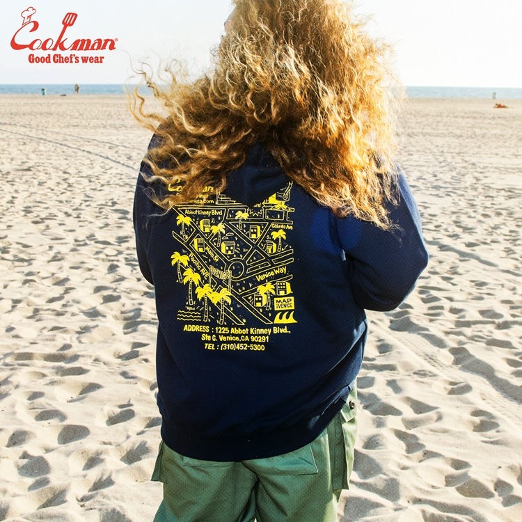 �ա��ǥ��� Zip Hoodie TM paint Abbot Kinney