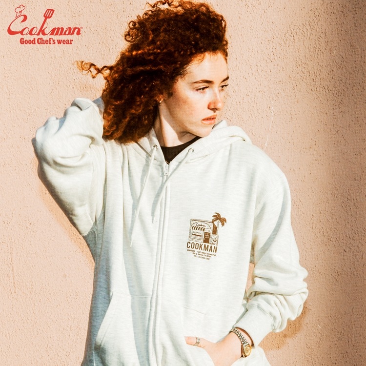 �ա��ǥ��� Zip Hoodie TM paint Abbot Kinney