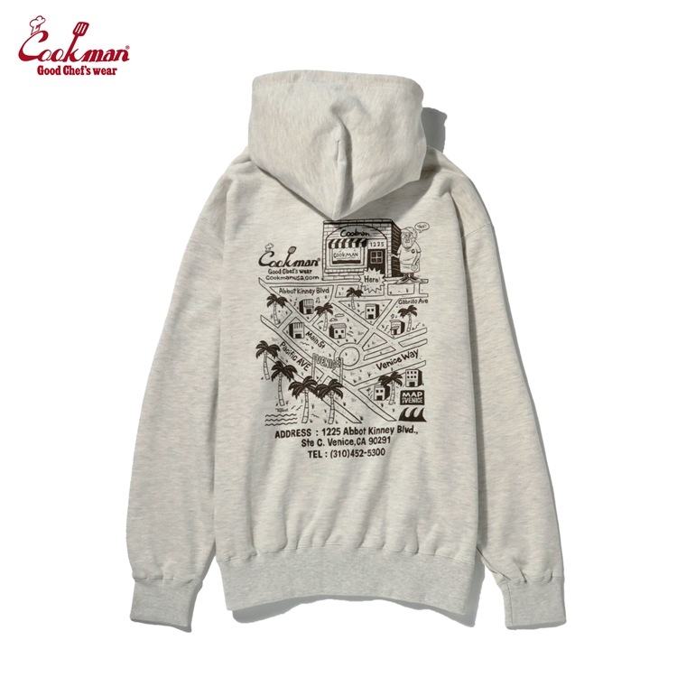 �ա��ǥ��� Zip Hoodie TM paint Abbot Kinney
