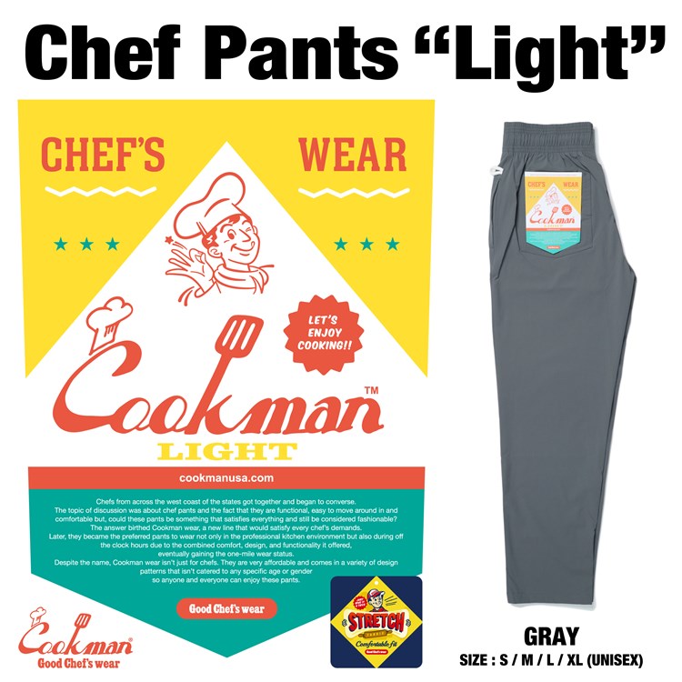  (�쾦��) �����եѥ�� Chef Pants Light Gray