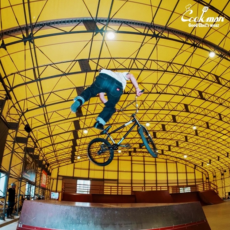 �����եѥ�� ���ߥ磻�� Chef Pants Semiwide Denim Black