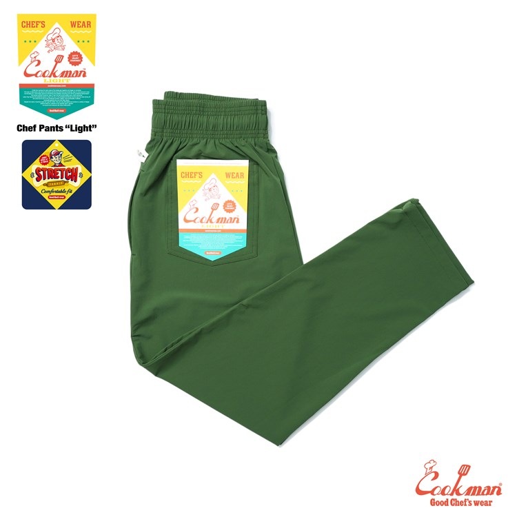  (�쾦��) �����եѥ�� Chef Pants Light Green