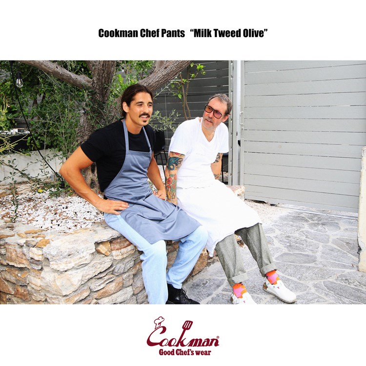  (�쾦��) �����եѥ�� Chef Pants Milk Tweed Olive