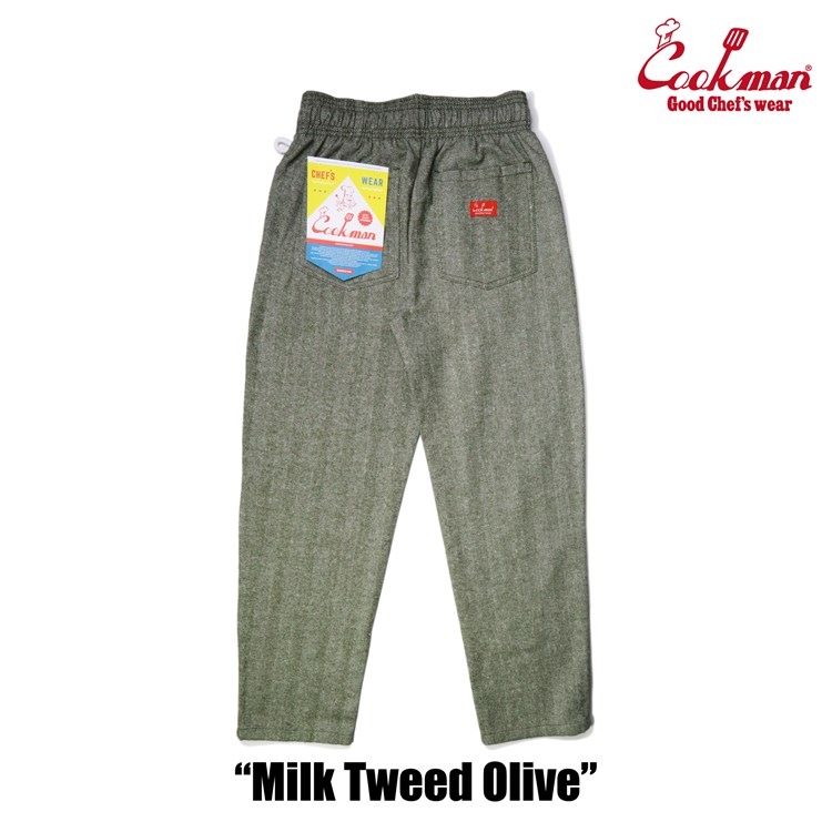  (�쾦��) �����եѥ�� Chef Pants Milk Tweed Olive