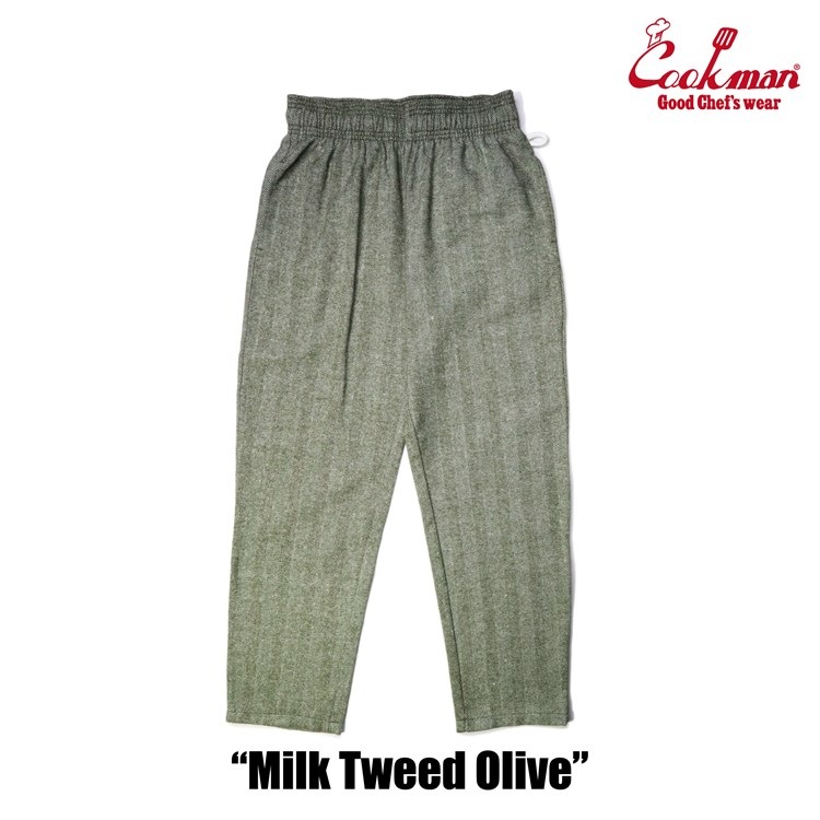  (�쾦��) �����եѥ�� Chef Pants Milk Tweed Olive