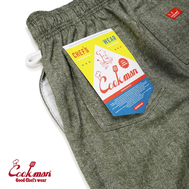  (�쾦��) �����եѥ�� Chef Pants Milk Tweed Olive