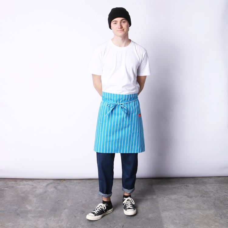 ȥץ Waist Apron Stripe L/Blue