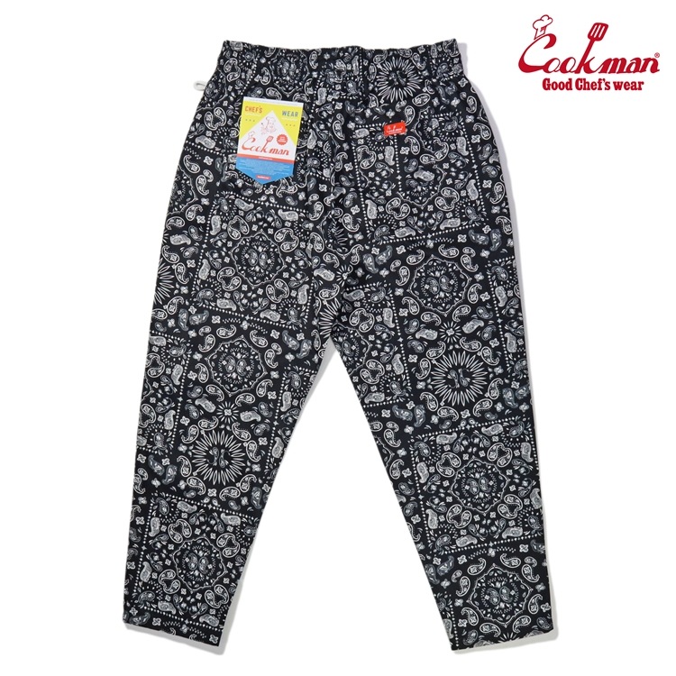 �����եѥ�� Chef Pants Paisley Black Plus Size