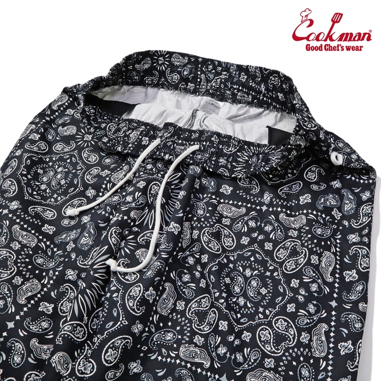 �����եѥ�� Chef Pants Paisley Black Plus Size