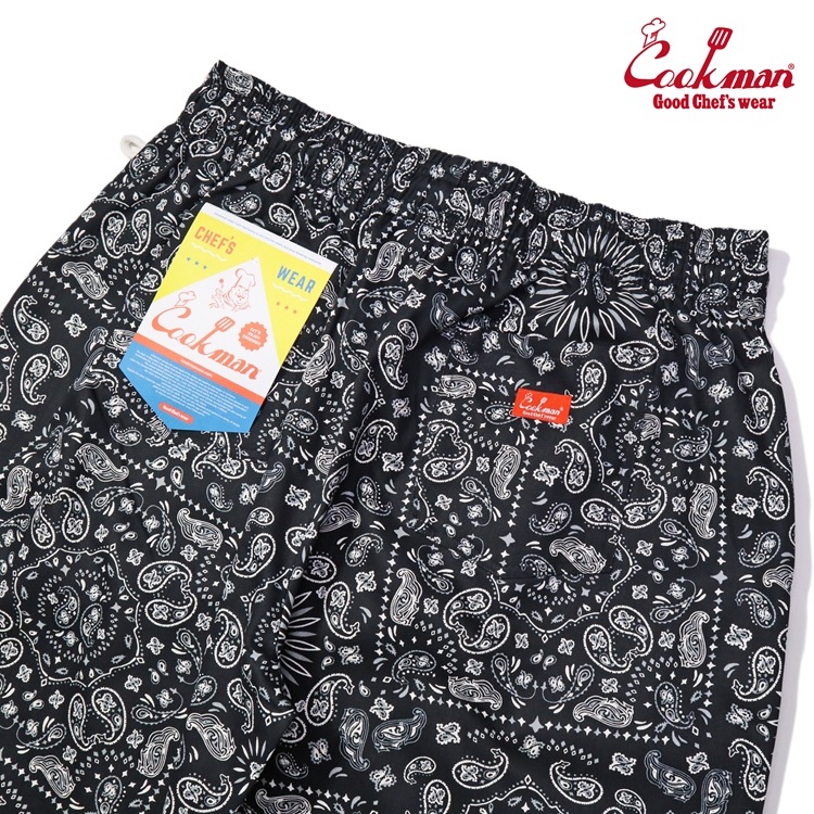 �����եѥ�� Chef Pants Paisley Black Plus Size