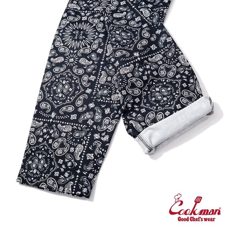 �����եѥ�� Chef Pants Paisley Black Plus Size