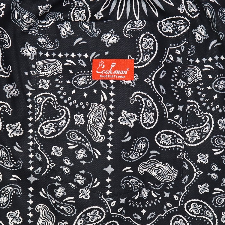 �����եѥ�� Chef Pants Paisley Black Plus Size