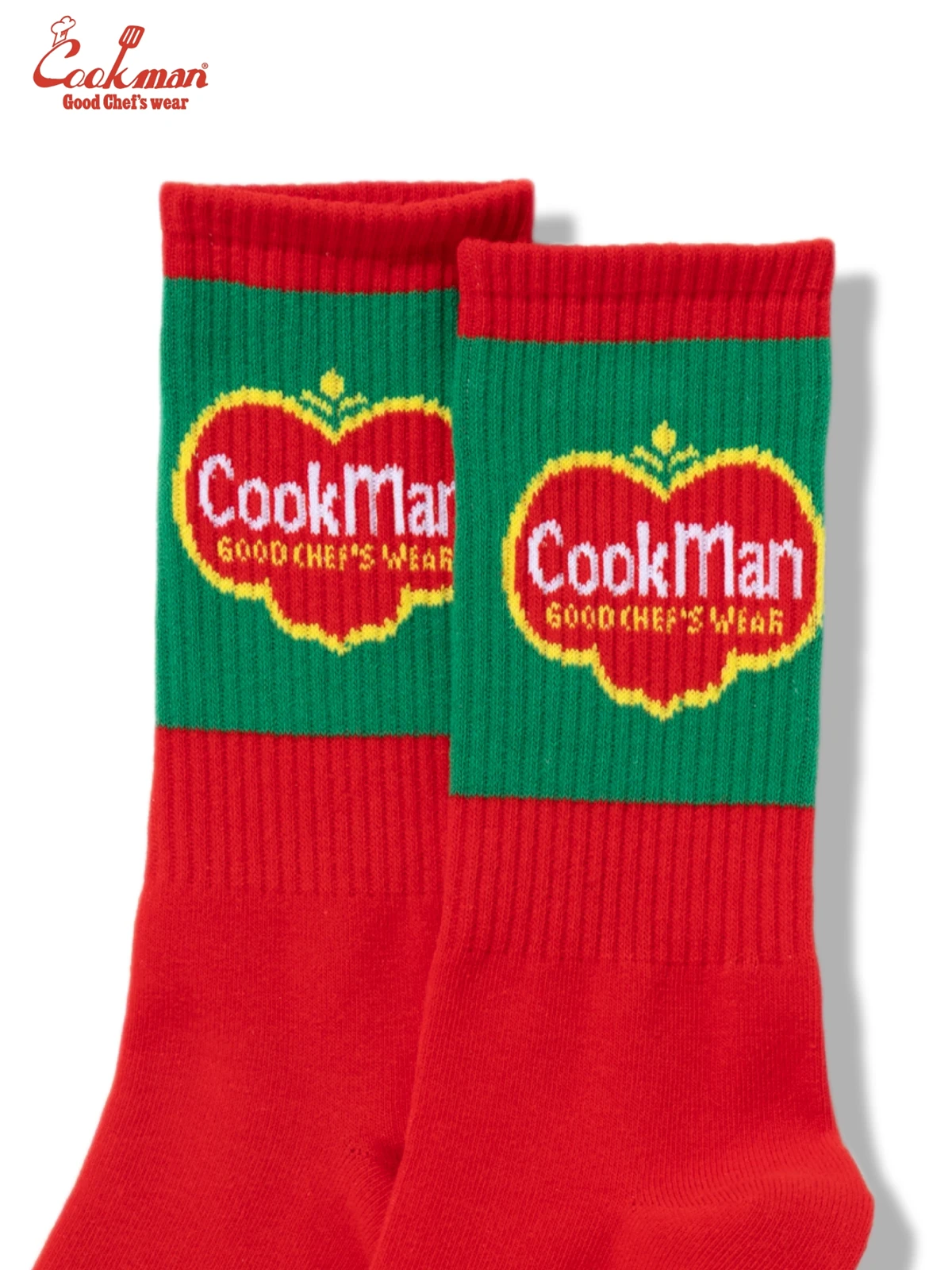 ���å��� Rib Crew Socks Tomato