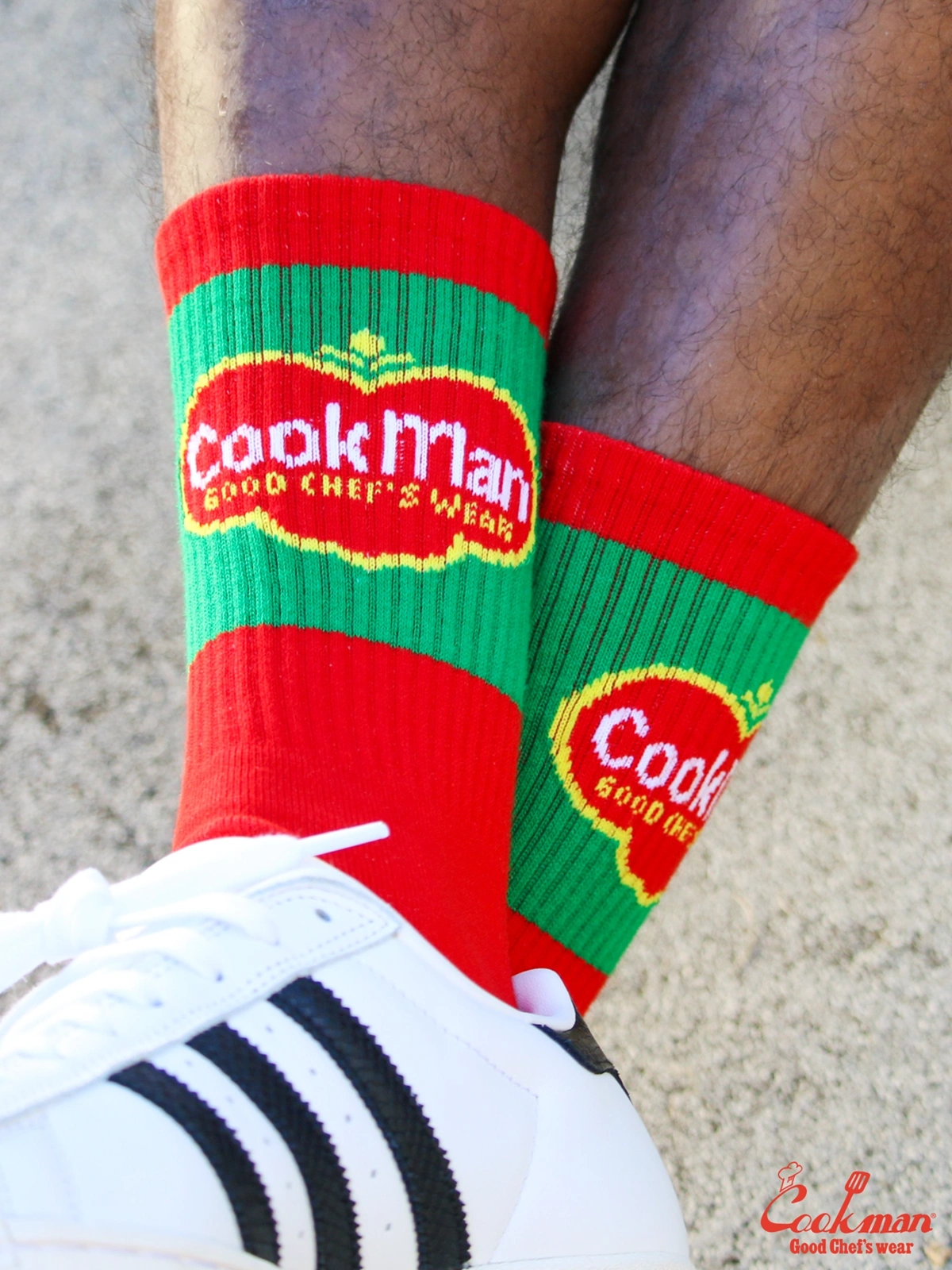 ���å��� Rib Crew Socks Tomato