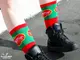 ���å��� Rib Crew Socks Tomato