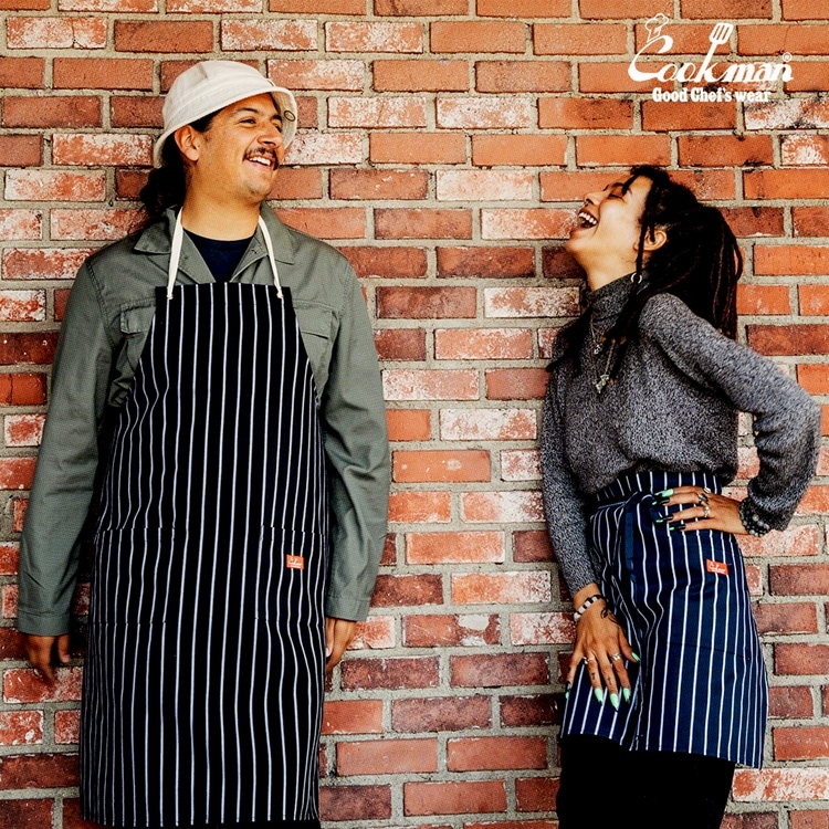 ȥץ Waist Apron Stripe Navy