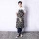 ���󥰥��ץ��� Long Apron Paisley Black