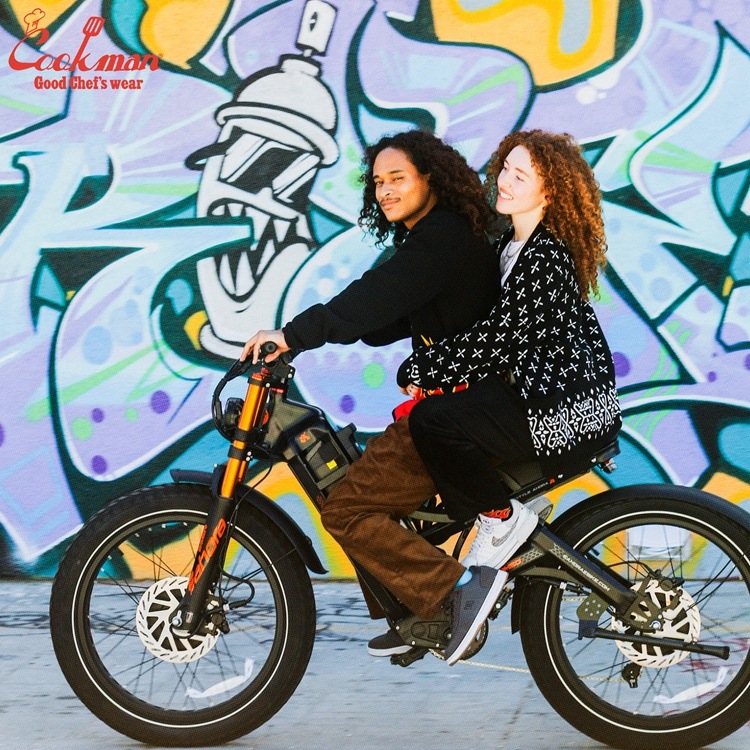 �����ǥ����� Knitted Cardigan Bandanna Cross Black