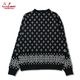 �����ǥ����� Knitted Cardigan Bandanna Cross Black