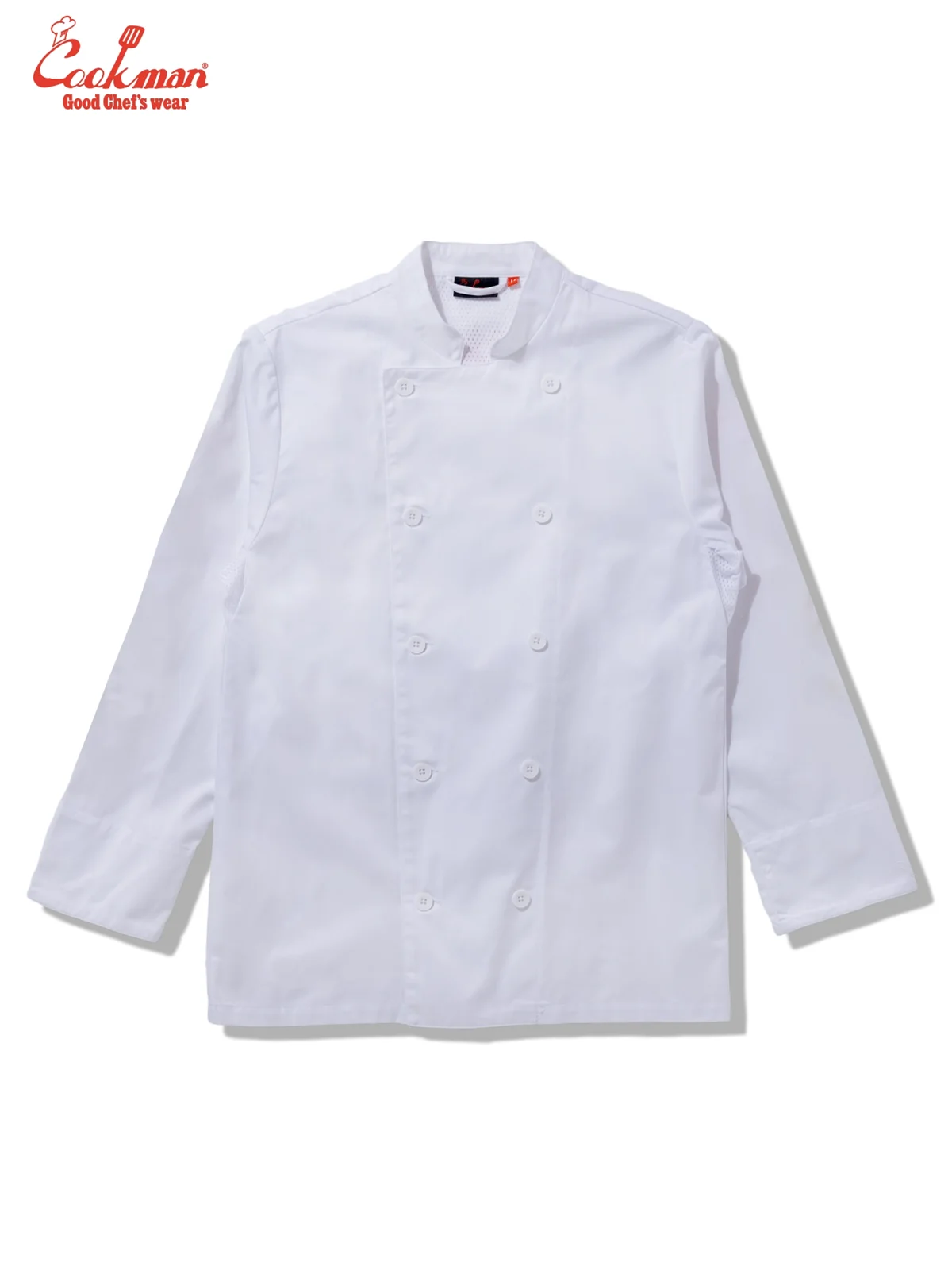 �����ե����� Chef Coat Long Sleeve Vented White