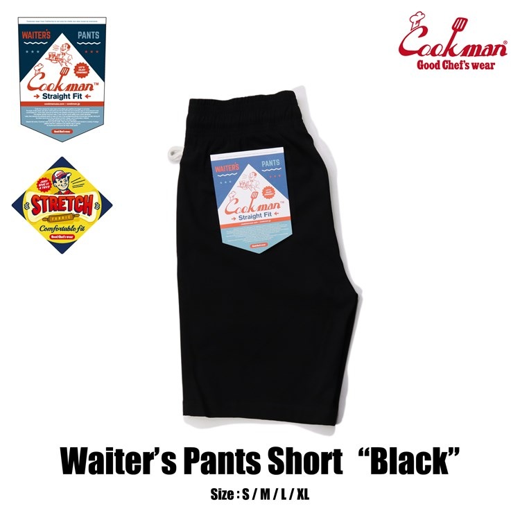 �������������ѥ�� Waiter's Pants Short Black