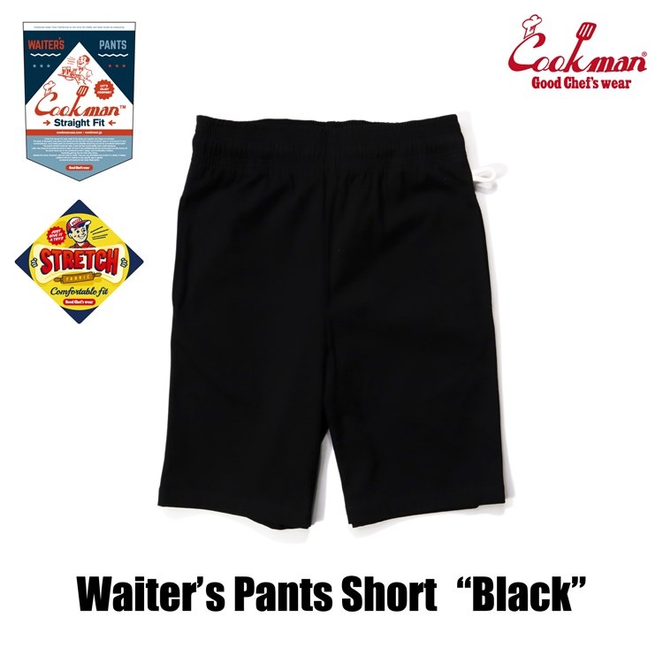 �������������ѥ�� Waiter's Pants Short Black