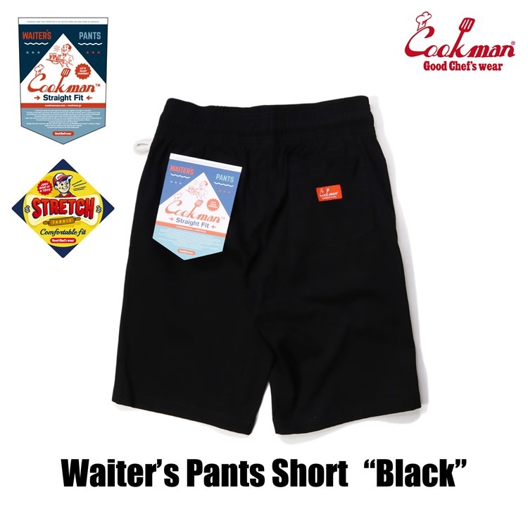 �������������ѥ�� Waiter's Pants Short Black